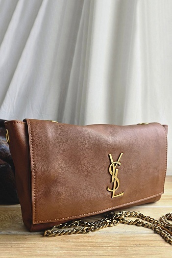 Кожаная сумка Yves Saint Laurent Kate 33x19 см   