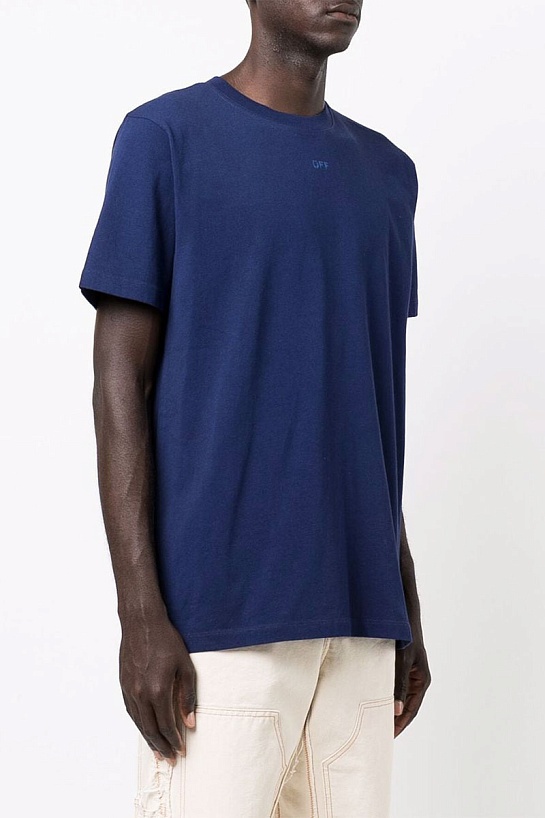 Оверсайз футболка Off-White "Arrows" - Navy