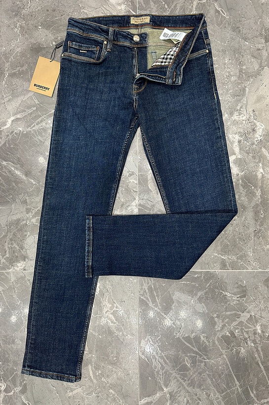 Джинсы тёмно-синего цвета Burberry regular fit