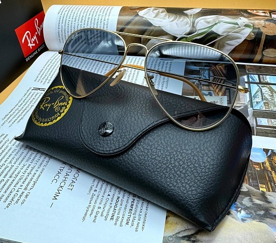 Солнцезащитные очки Ray-Ban Aviator Large Metal - Matte Frame