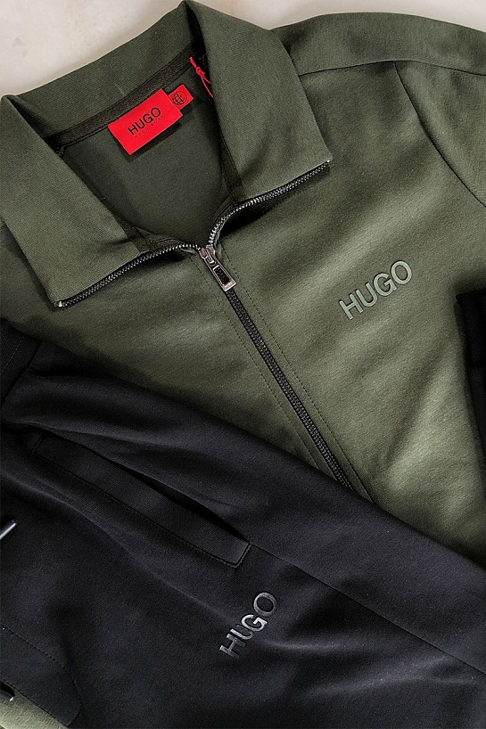 Мужские чёрные штаны Hugo Boss