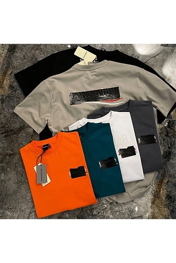 Оверсайз футболка чёрного цвета Balenciaga Gaffer   