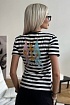 Женская футболка в полоску Versace