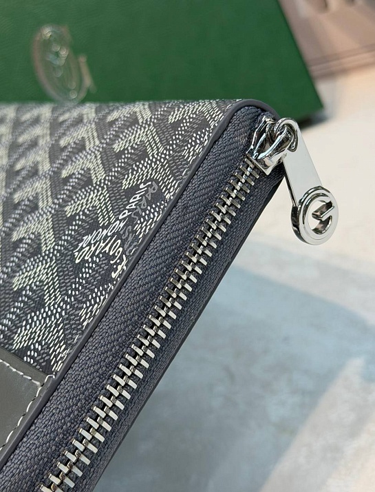 Кожаное портмоне Goyard Matignon GM premium 20x11x2.3 см