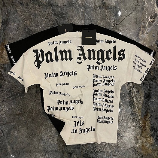 Оверсайз футболка Palm Angels Ultra Logo - White   