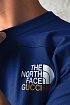 Оверсайз футболка Gucci x The North Face Collaboration landscape print - Navy