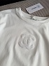 Белая женская футболка Chanel premium