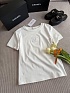 Белая женская футболка Chanel premium
