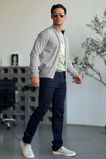 Мужская кофта Polo Ralph Lauren pony-embroidered - Grey   