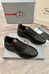 Кожаные кроссовки Prada America's Cup - Black