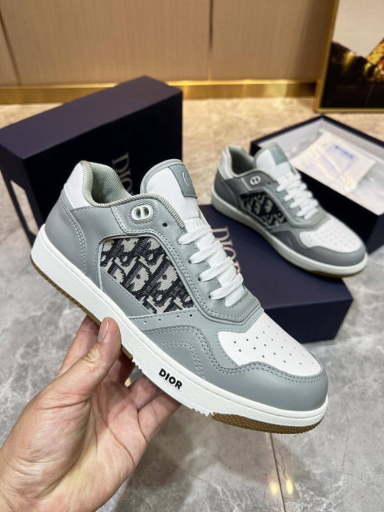 Мужские кроссовки Dior B27 Uptown - Grey / White
