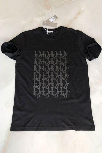 Чёрная мужская футболка Dior   