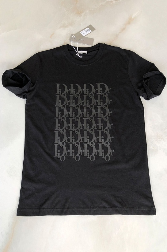 Чёрная мужская футболка Dior