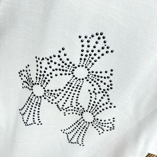 Белая оверсайз футболка Chrome Hearts Premium