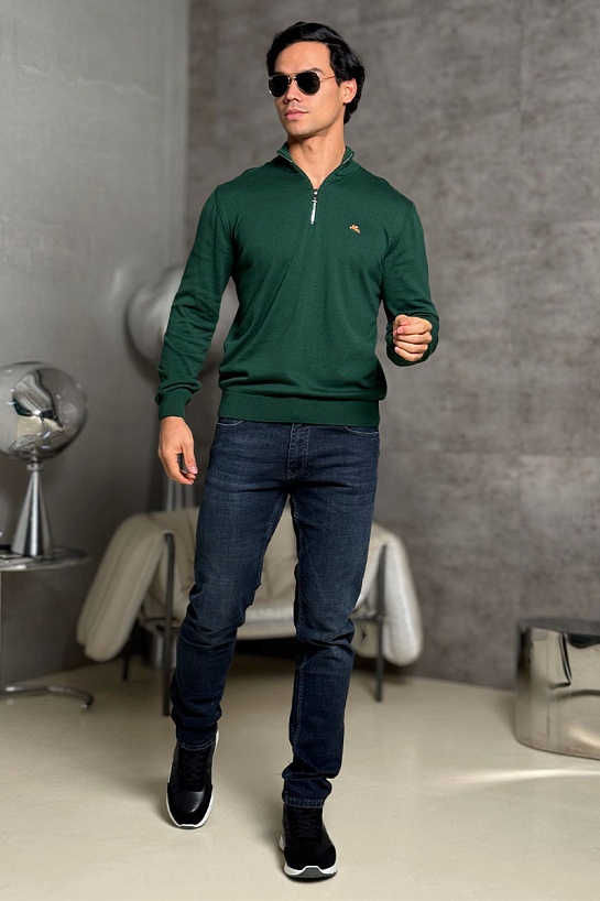 Мужская кофта Etro zip-up - Green