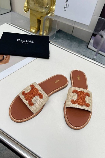 Женские шлёпанцы Celine   