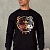 Мужской чёрный свитшот Kenzo Tiger Head embroidered