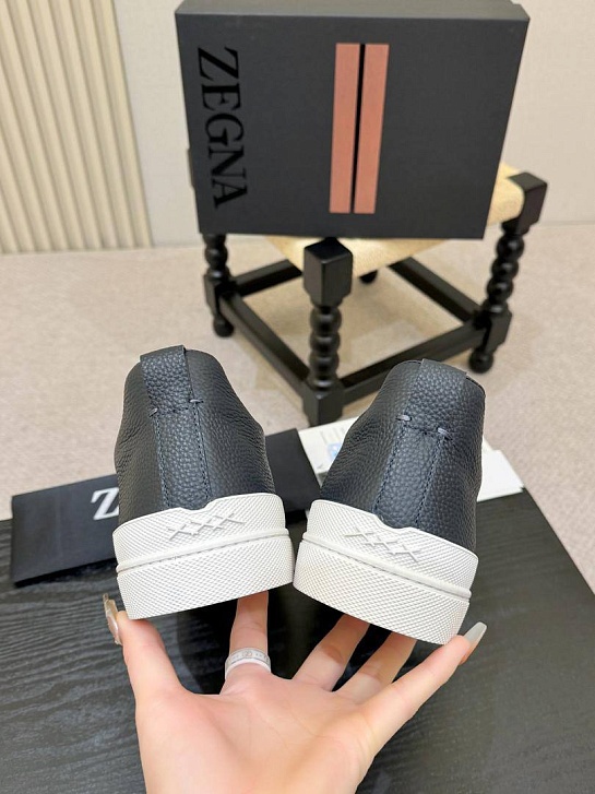 Мужские кроссовки Ermenegildo Zegna Triple Stitch - Navy