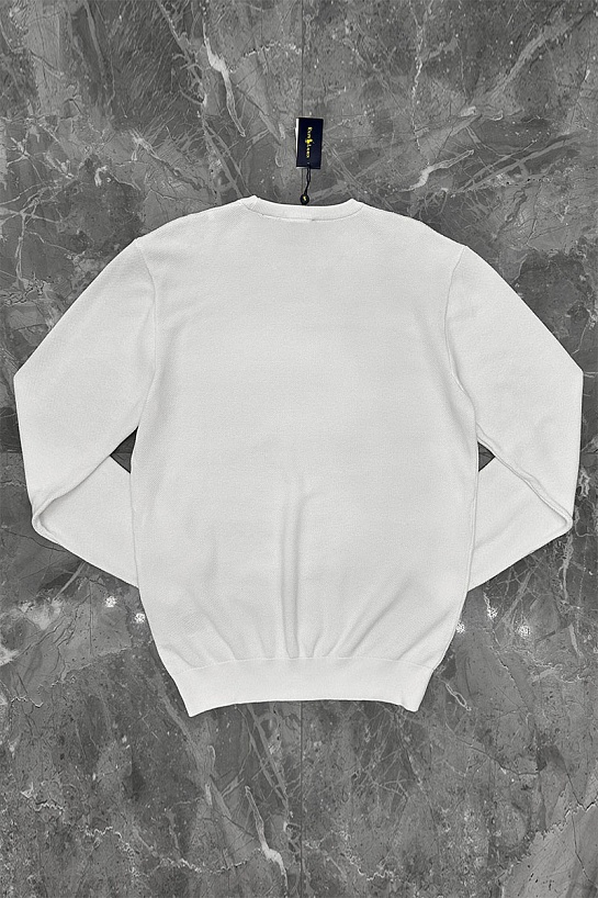Мужской джемпер Polo Ralph Lauren pony-embroidered - White