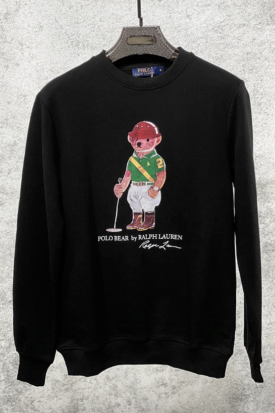 Мужской свитшот Polo Ralph Lauren "Bear" - Black