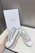 Женские кеды на платформе Dior Walk'n' -  Grey / White