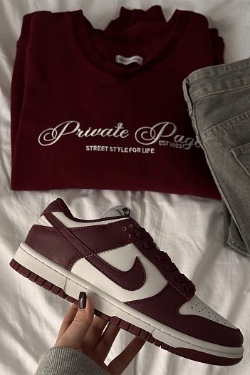 Кроссовки Nike Dunk SB Bordo   