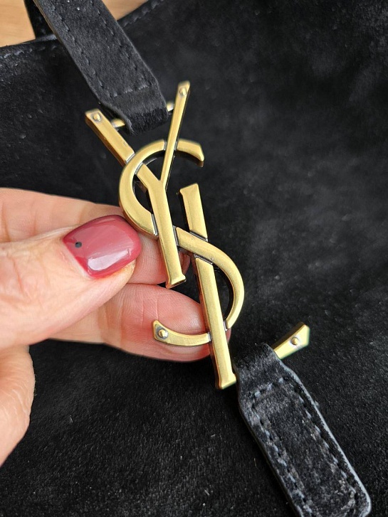 Замшевая сумка Yves Saint Laurent Le 5 a 7 39x31