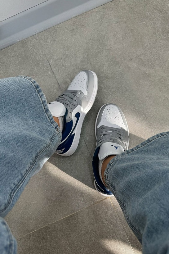 Кроссовки Nike Air Jordan 1 Low "Stealth French Blue"