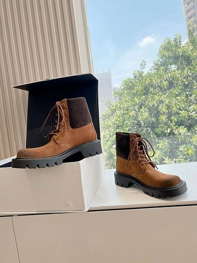 Женские ботинки Loewe Premium - Brown   