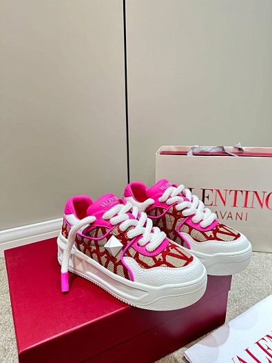 Женские кроссовки Valentino One Stud XL - Pink   