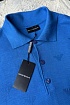 Мужское синее поло Emporio Armani