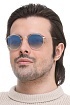 Солнцезащитные очки Ray-Ban Round Metal - Blue / Gold
