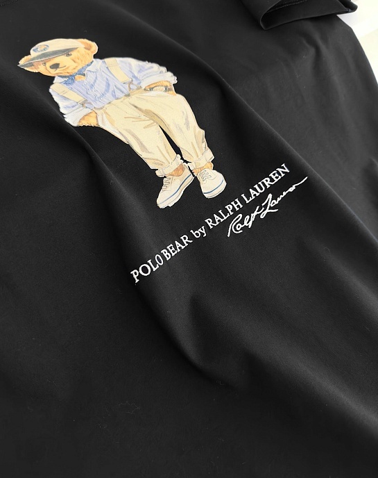 Футболка Роlо Ralрh Lаurеn Hemingway Bear - Black