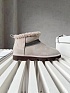 Женские замшевые угги с мехом Brunello Cucinelli Premium - Grey