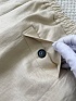 Льняные шорты бежевого цвета Zegna premium