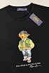 Мужская футболка Роlо Ralрh Lаurеn Varsity Bear - Black