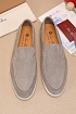Мужские замшевые лоферы Loro Piana Summer Walk