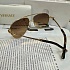 Солнцезащитные очки Versace Aviator - Brown / Gold