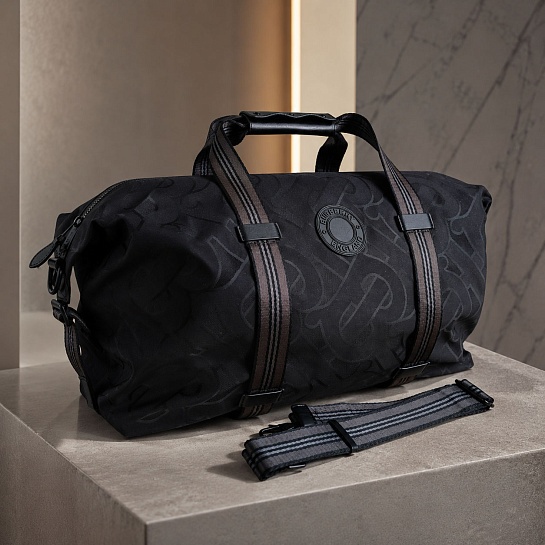 Текстильная дорожная сумка Burberry 50x28 см