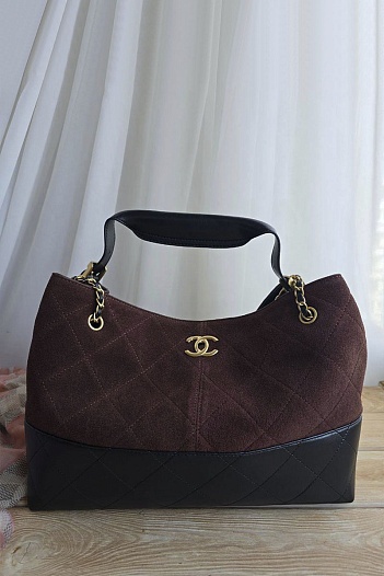 Женская комбинированная сумка Chanel 36x26 см   