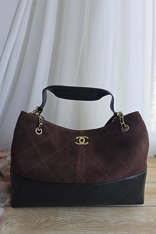 Женская комбинированная сумка Chanel 36x26 см