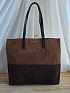 Замшевая сумка-шоппер MIU MIU 34x33 см