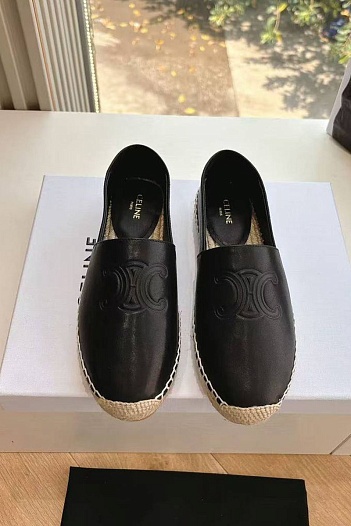 Женские эспадрильи Celine Premium - Black   