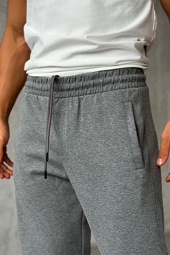 Мужские спортивные штаны Zegna серого цвета   