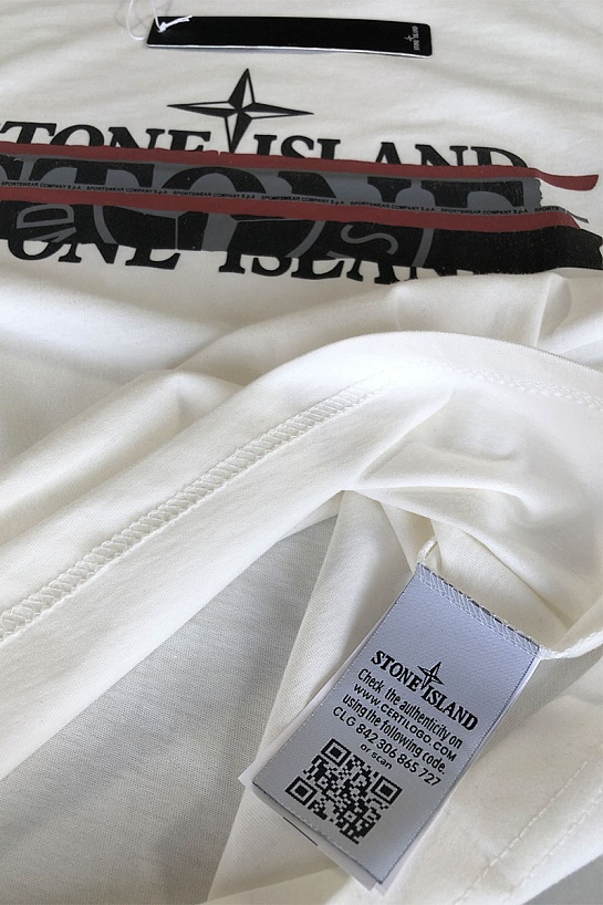 Мужская футболка бирюзового цвета Stone Island