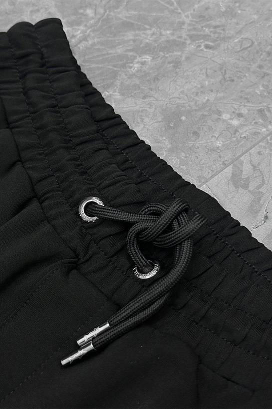 Чёрные спортивные штаны Paul & Shark logo-patch