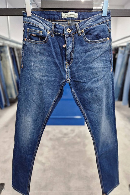 Мужские синие джинсы Emporio Armani
