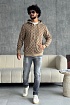 Двусторонняя кофта Gucci GG monogram - Beige