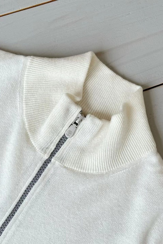 Кашемировый свитер Brunello Cucinelli Premium - White