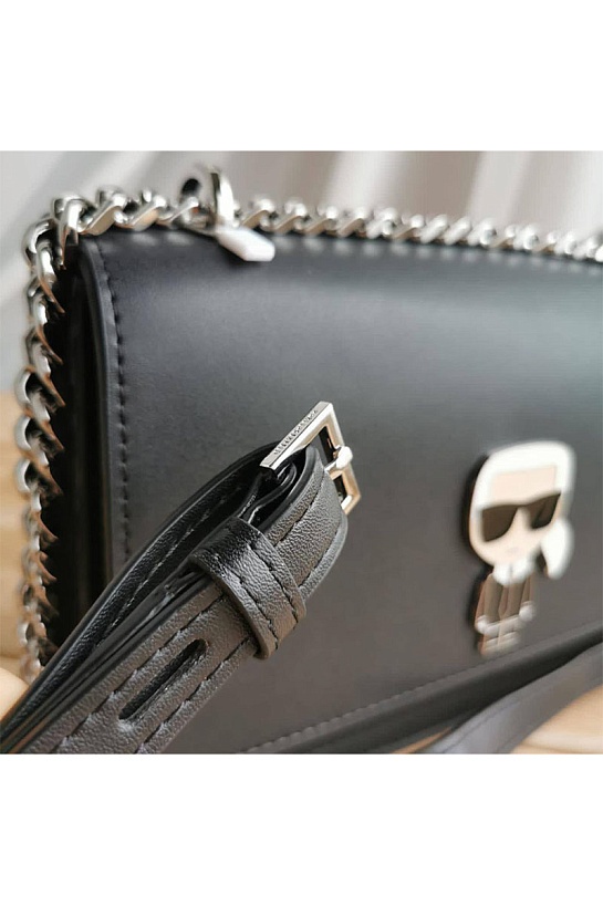 Кожаная сумка Karl Lagerfeld K/Ikonik Metal Lock 22x16 см (2 расцветки)